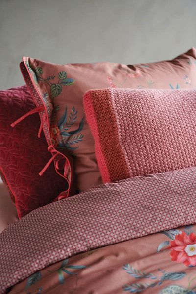Rechteckige Zierkissen Bonnuit Rosa
