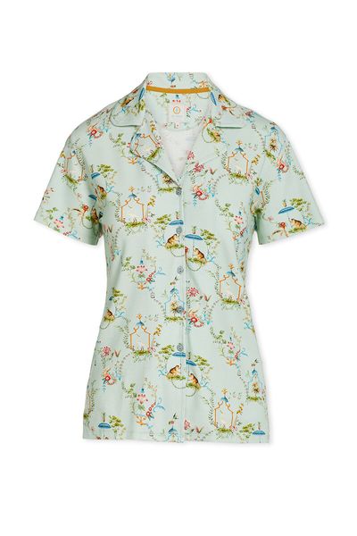 Short Sleeve Singerie Light Green