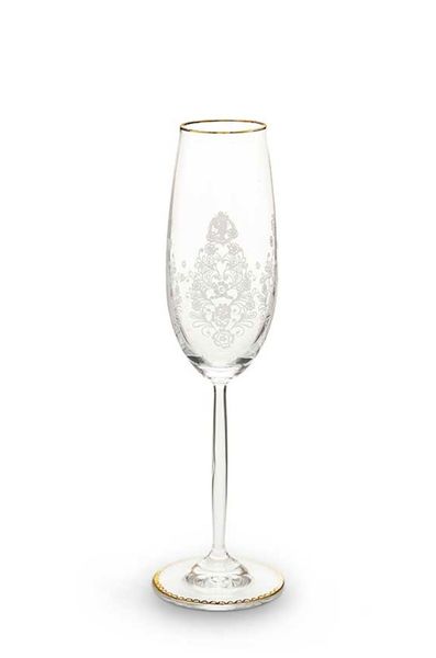 Floral champagneglas