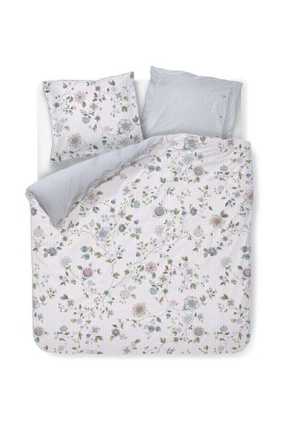 Duvet Cover Set Flores Bailando Off-White