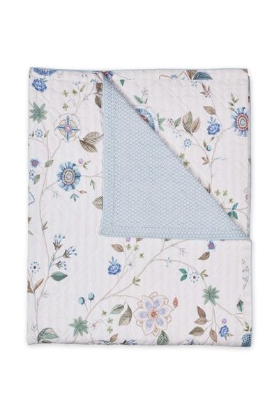 Quilt Flores Bailando Gebrochen Weiss
