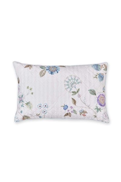 Quilted Sierkussen Flores Bailando Gebroken Wit