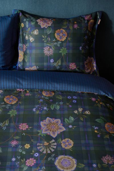 Pillowcase Flores Felices Dark Blue