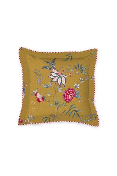 Cushion Square Flower Festival Yellow