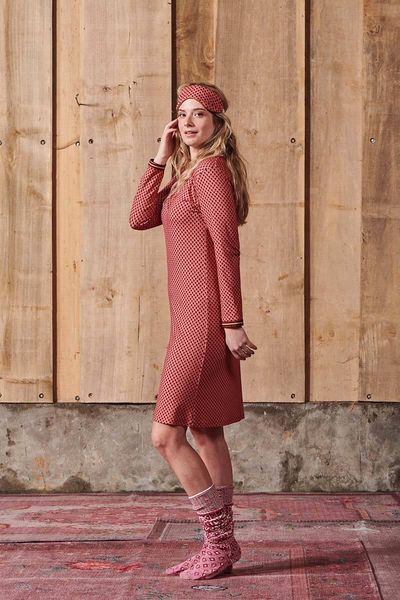 Nachthemd Lange Ärmel Suki Dark Rosa