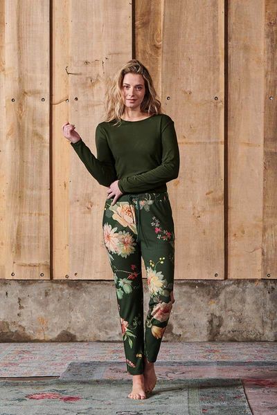 Top Long Sleeve Solid Green