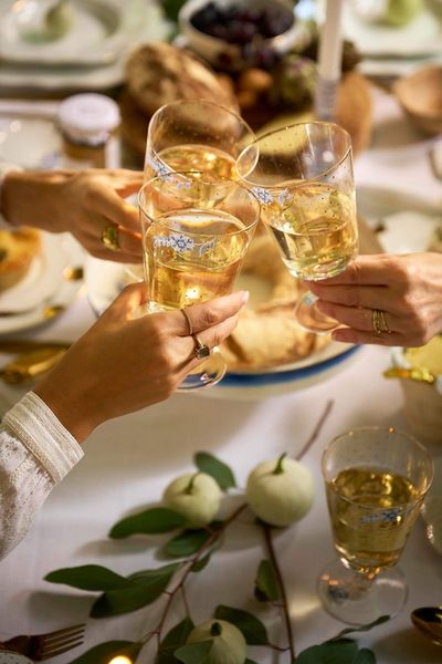 Royal Golden Dots water glass low