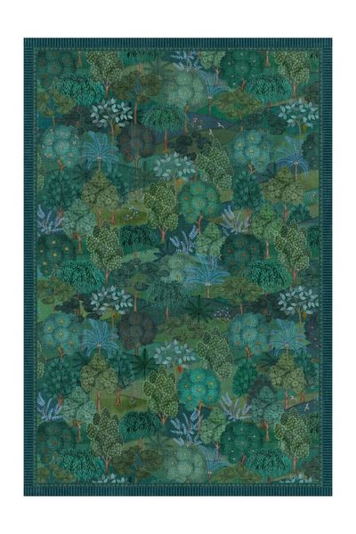 Teppich Jardin de Noche by Pip Dunkelgrün
