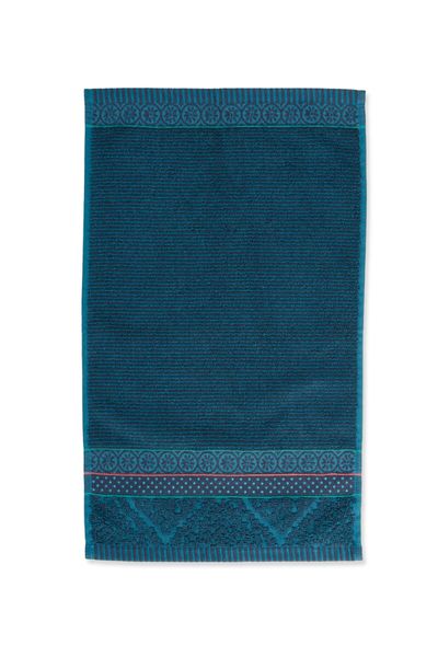 Gastendoek Soft Zellige Donkerblauw 30x50 cm