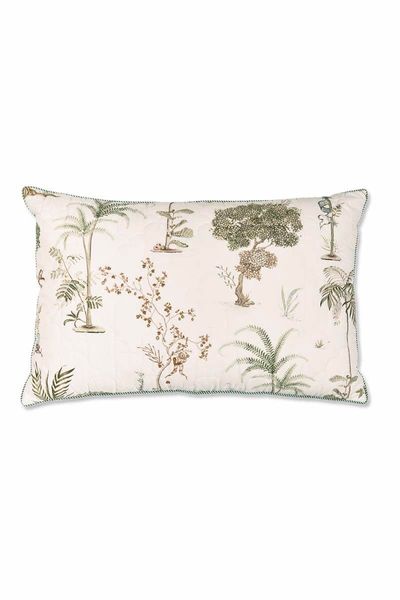 Sierkussen Quilted Giardini di Frutta Wit