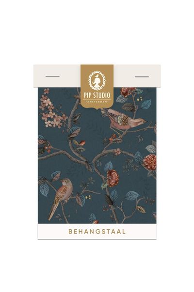 Behangstaal Good Nightingale Donker Blauw
