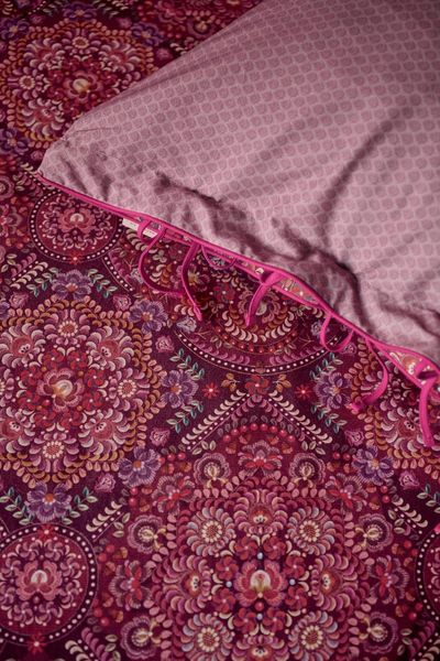 Pillowcase Il Mosaico Dark Red