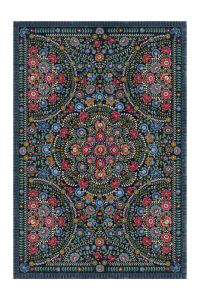 Tapis Il Ricamo by Pip Bleu Foncé