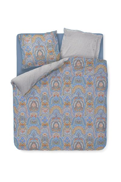 Bettbezugsset Jabali Flower Blau
