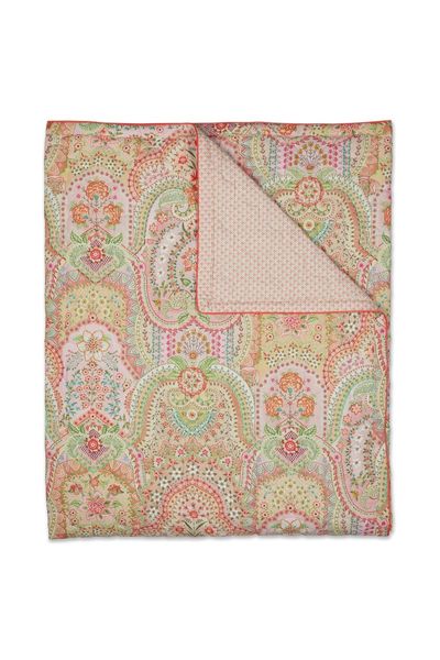 Quilt Jabali Flower Koralle