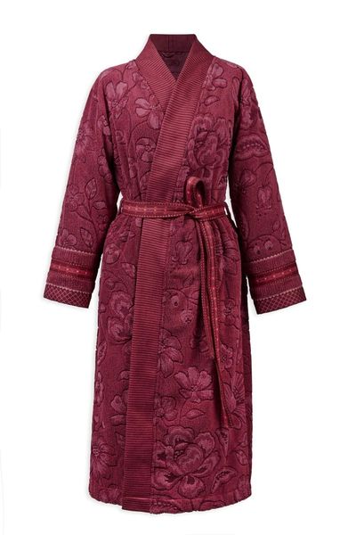 Peignoir Jasmin Jacquard Rose foncé