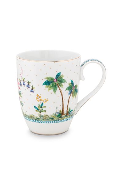 Tasse Gross Jolie Punkte Gold Blau