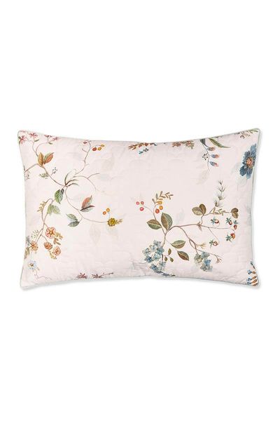 Zierkissen Quilted Kawai Flower Weiss