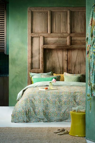 Ensemble housse de couette Kikoy Vert