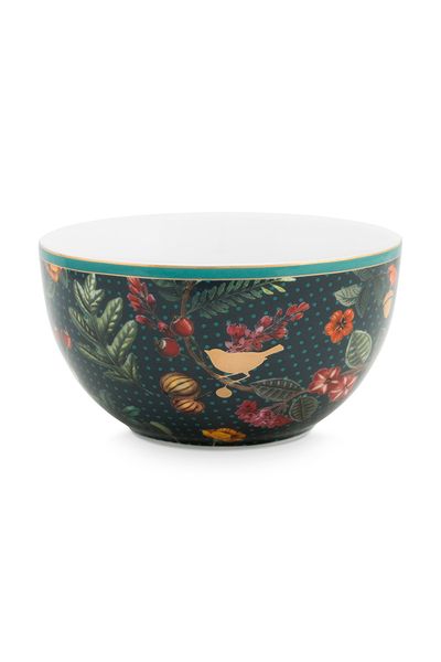 Winter Wonderland Kom Groen 12 cm