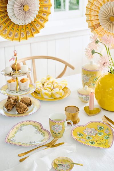 Sugar Bowl Lily&Lotus Tiles Yellow