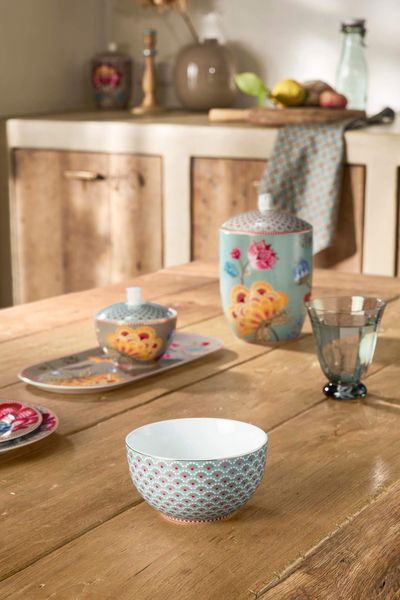 Kom Blooming Tales Blauw 12cm