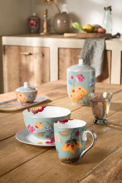 Set/3 Petit Déjeuner Blooming Tales Fantasy Bleu