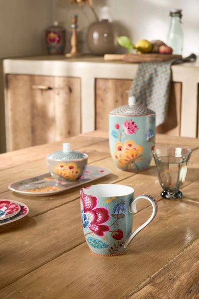 Mok Blooming Tales Fantasy Blauw 450ml