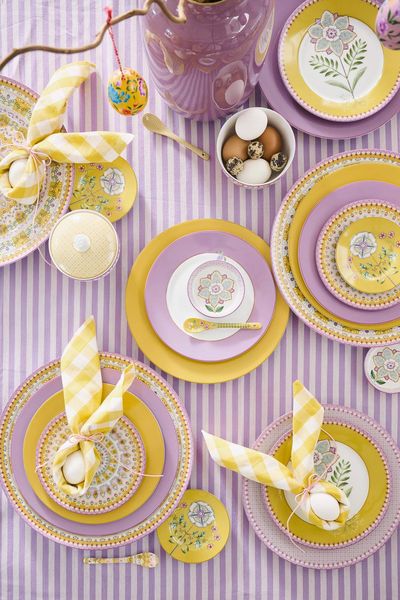 Breakfast Plate Lily&Lotus Uni Yellow 23cm