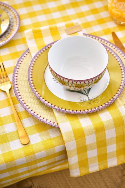 Breakfast Plate Lily&Lotus Uni Yellow 21cm