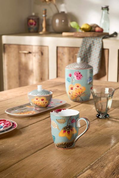 Mok Blooming Tales Fantasy Blauw 350ml