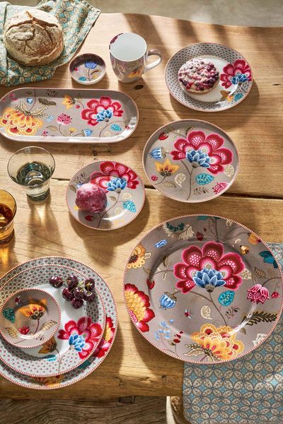 Soucoupe à Thé Blooming Tales Fantasy Khaki 9cm