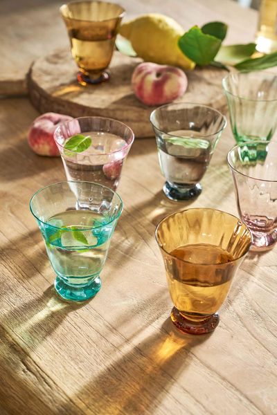 Water Glass Tulip Pink 280ml