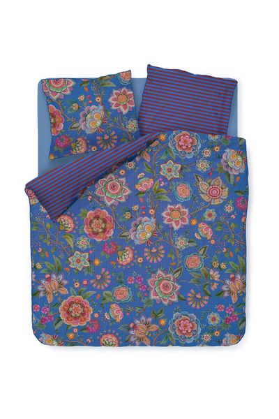 Duvet Cover Set Bombay Bold Dark Blue