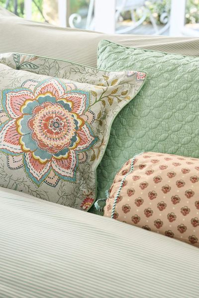 Coussin Mumbai Morning Vert Clair