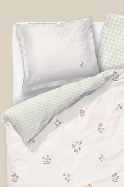 Kussensloop Mughal Flower Gebroken Wit