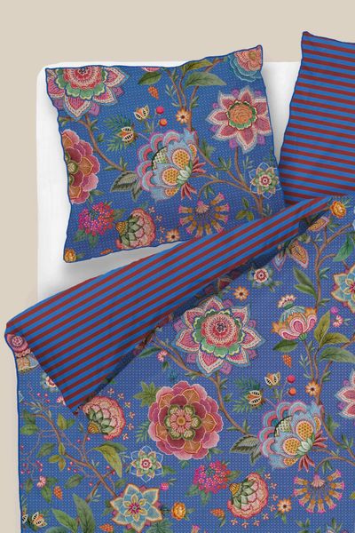 Pillowcase Bombay Bold Dark Blue