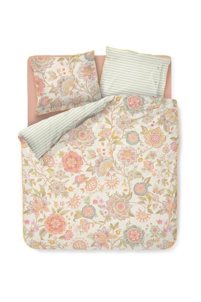 Dekbedovertrekset Bombay Bold Gebroken Wit