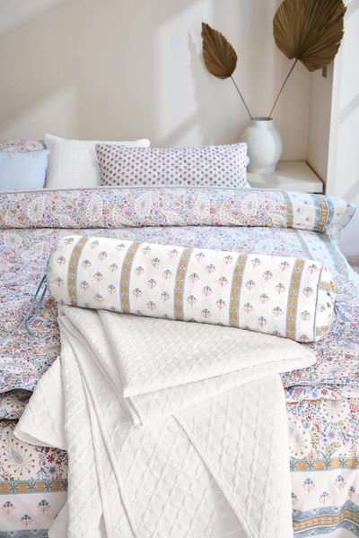 Traversin Kairi Bloom Bleu Clair