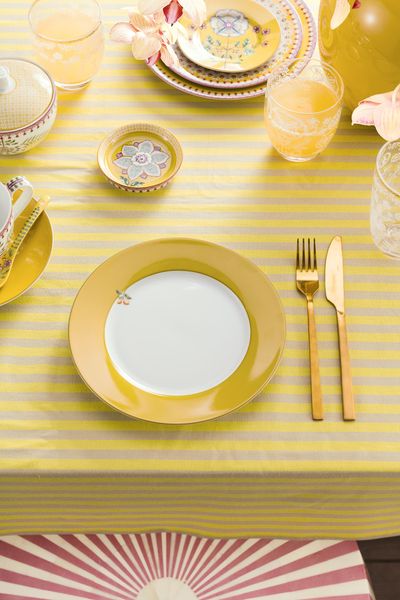 Frühstücksteller Lily&Lotus Uni Gelb 21cm