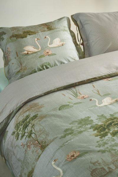 Ensemble Housse de Couette Darjeeling Days Vert