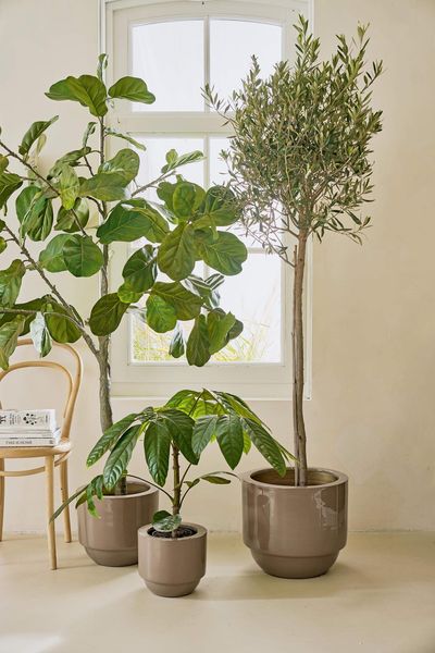 Bloempot Khaki 24cm