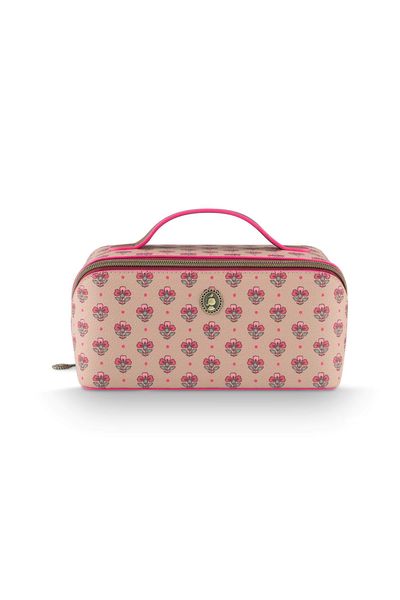 Necessaire Cyrille Mittelgroß Jaipur Flower Rosa