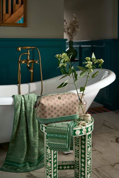 Necessaire Cooper Groß Jaipur Flower Grün