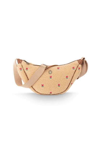 Schultertasche Freya Teddy Sand