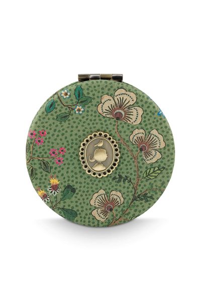 Taschenspiegel Mini Flora Bangelore Grün