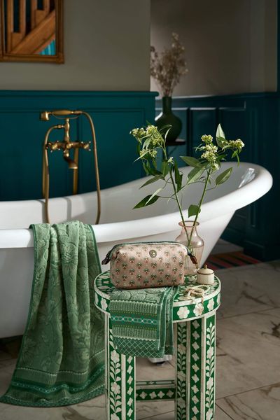 Necessaire Cooper Klein Jaipur Flower Grün