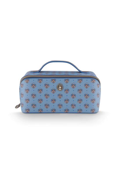 Necessaire Cyrille Mittelgroß Jaipur Flower Blau