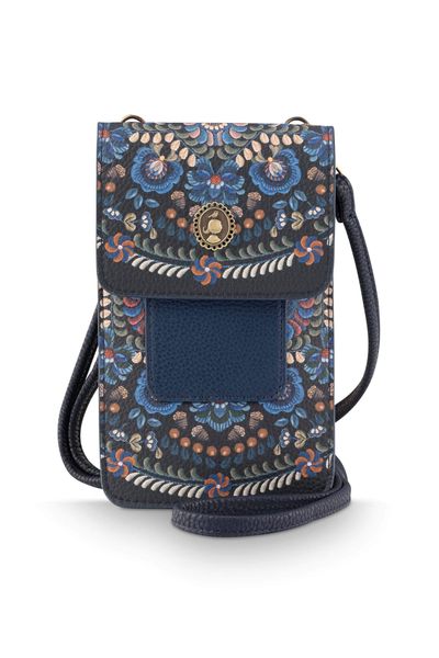 Telefontasche Peggy Il Ricamo Blau