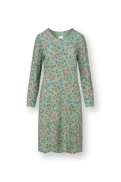 Destiny Chemise de Nuit à Manches Longues Flora Bangalore Vert